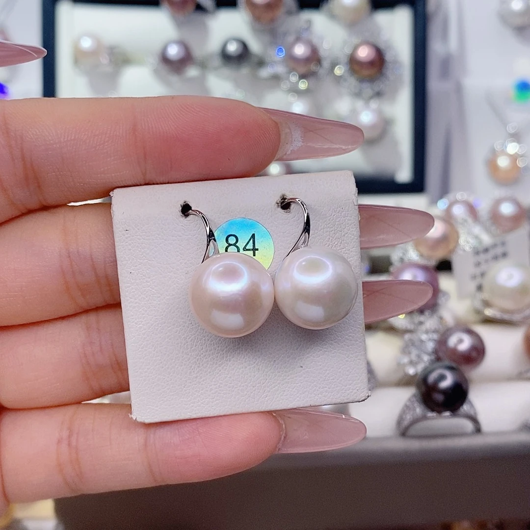 小****耳饰淡水珍珠银S925镶嵌
