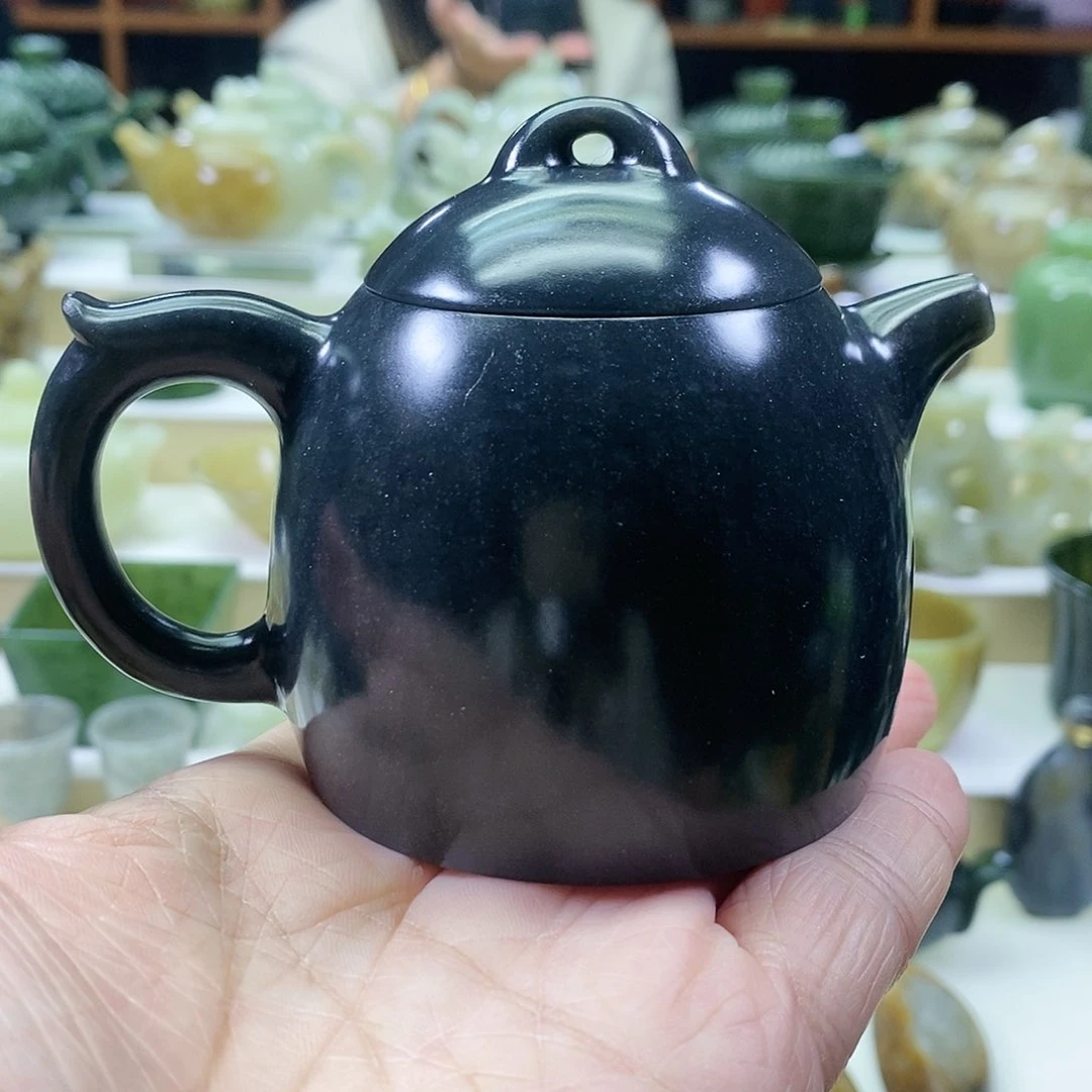 和田玉茶壶未镶嵌150ml