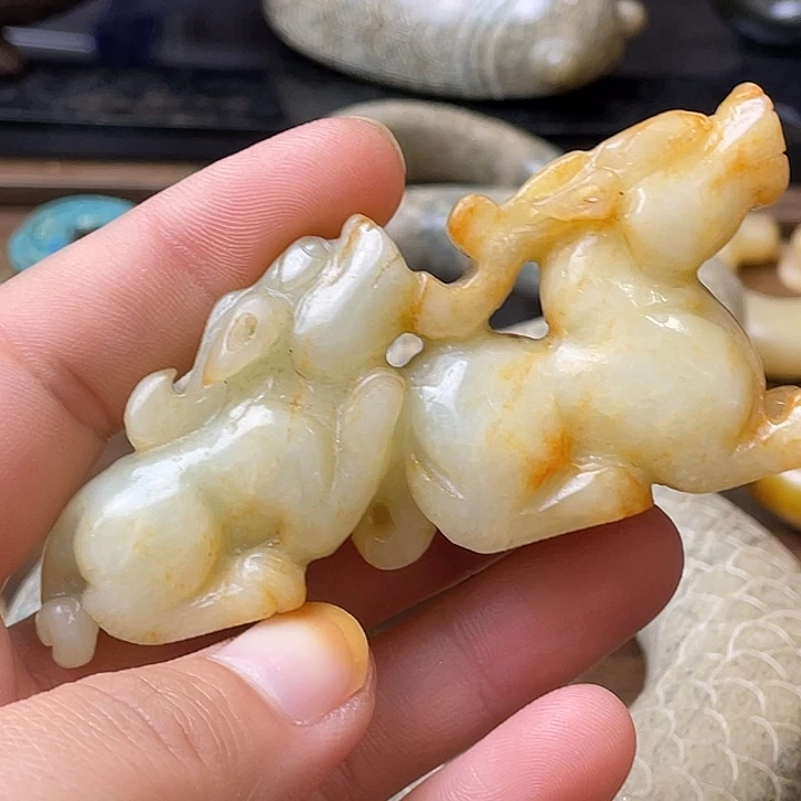 *****和田玉（糖玉）未镶嵌颈饰