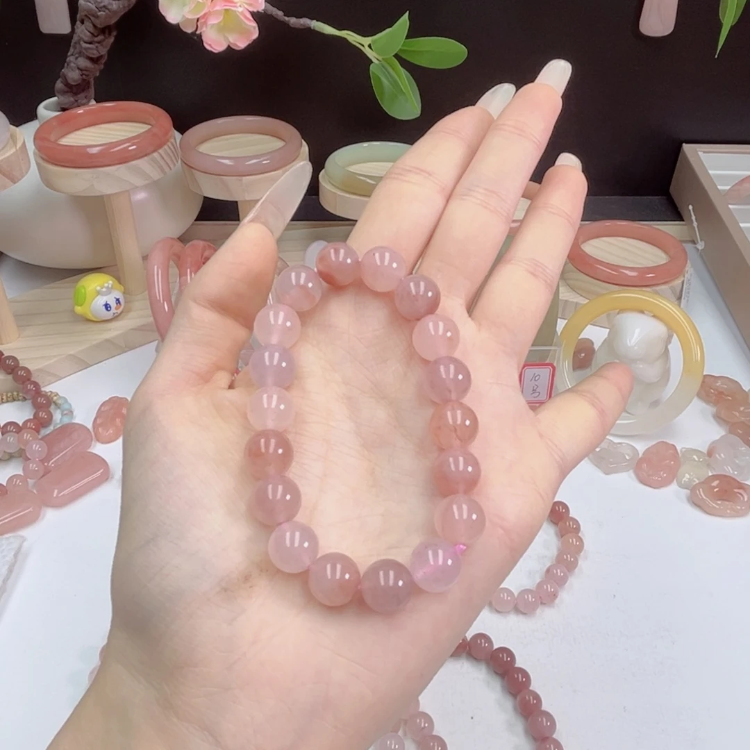 周***墨石英质玉未镶嵌手镯