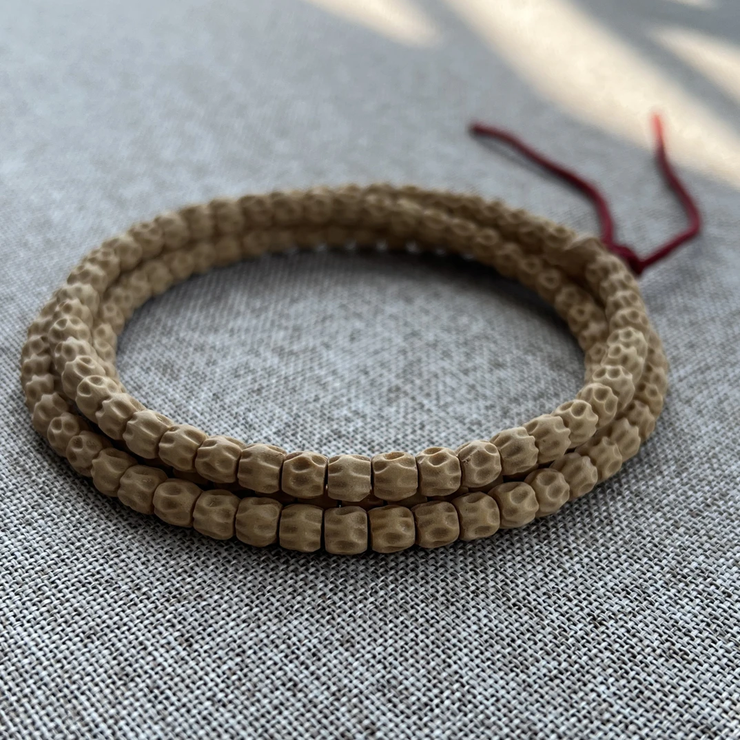 【鬼魅】热振百香籽精雕108菩提柏香籽长串高油密毕业款