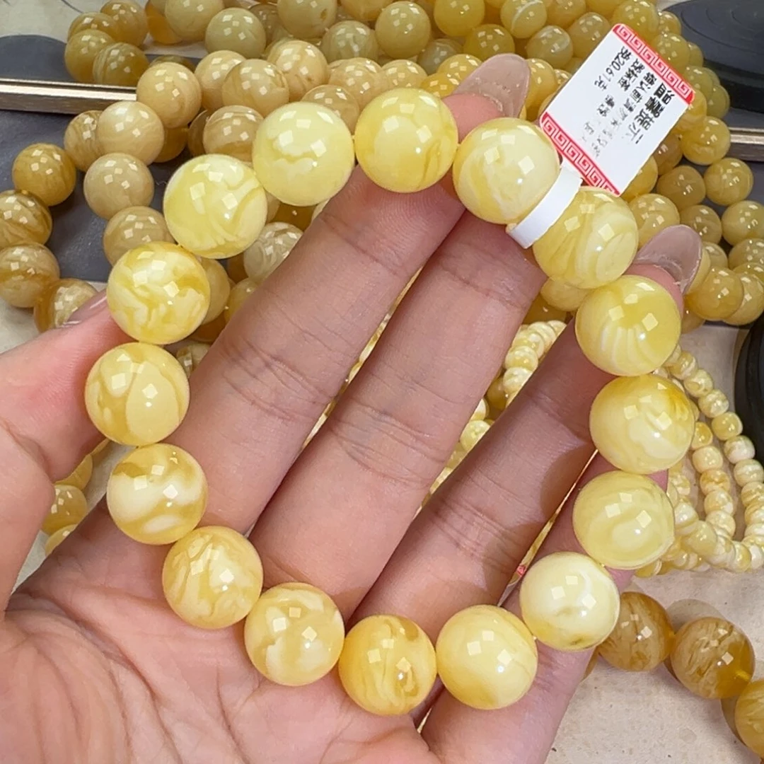 手链琥珀未镶嵌20.6妖花