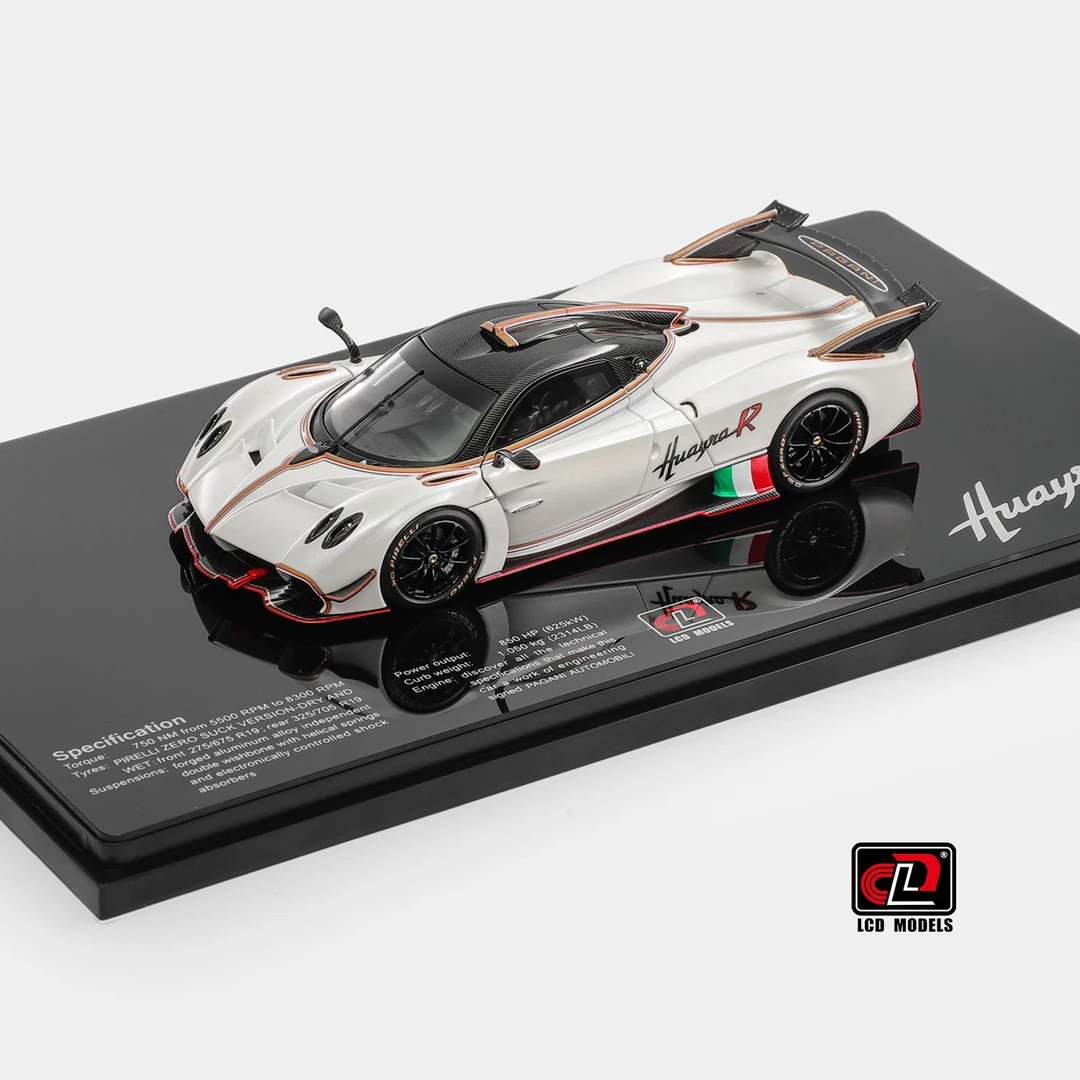 LCD 1:43帕加尼花雅Huayra R合金全开汽车模型