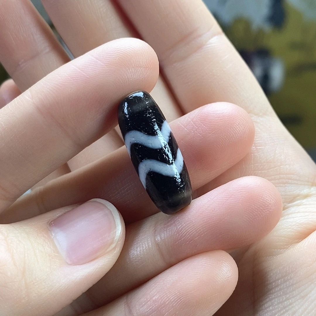 玛瑙/玉髓散珠双水纹