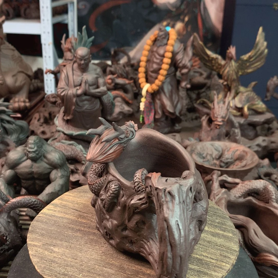 【闪购商品】紫砂全手工制作工艺制作?***?