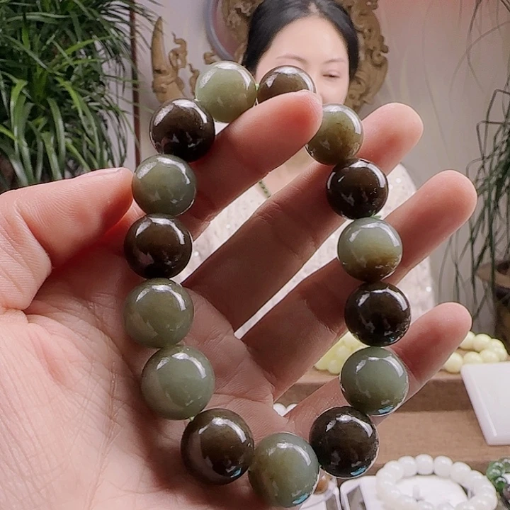 和田玉手串未镶嵌