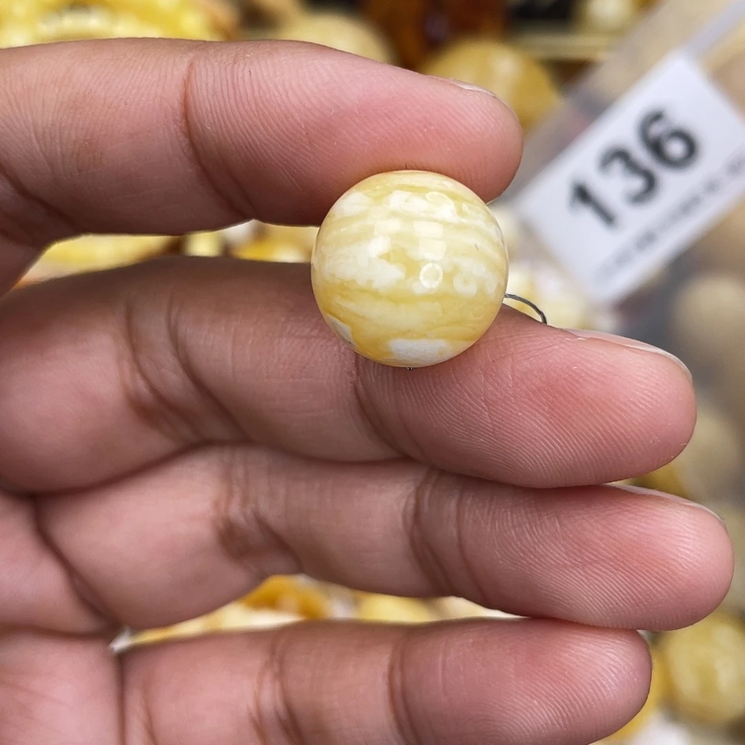 蜜蜡未镶嵌珠宝奇石粉水线15.3