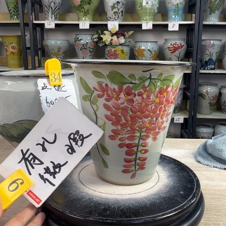 罐1tc景德镇陶瓷花盆