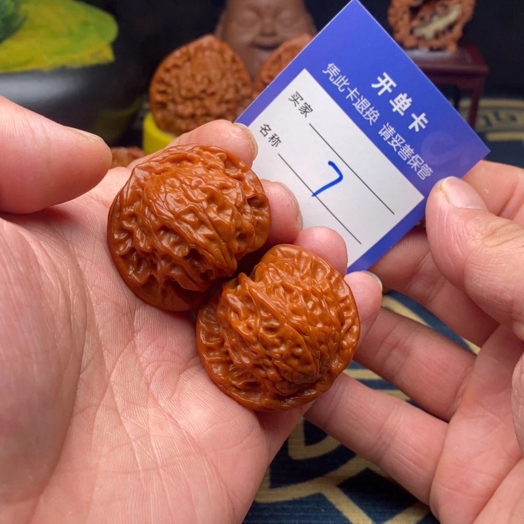 文玩核桃把件狼*公子帽38