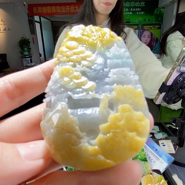 颈饰未镶嵌翡翠翡翠