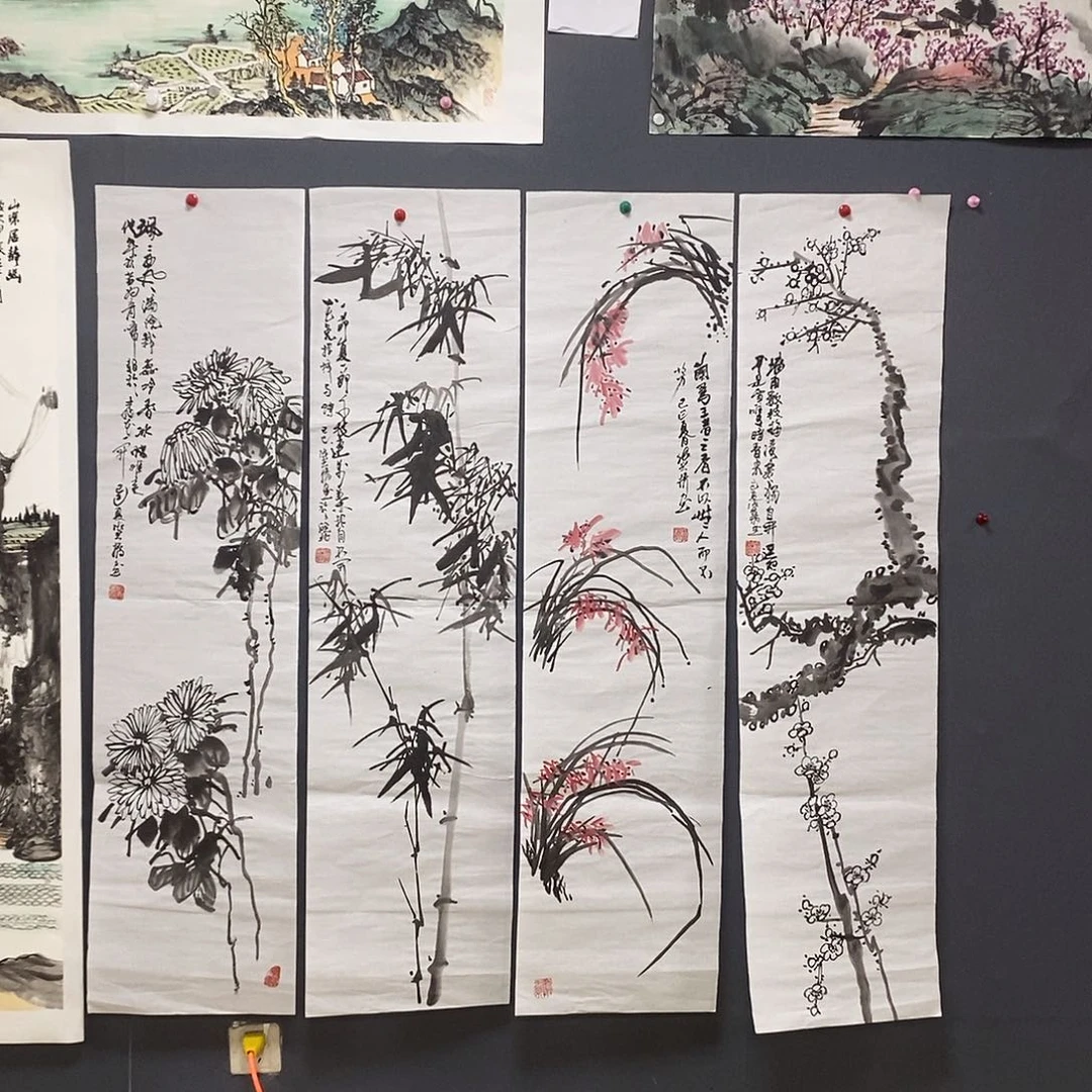 国画张兴桥手绘作品34.138