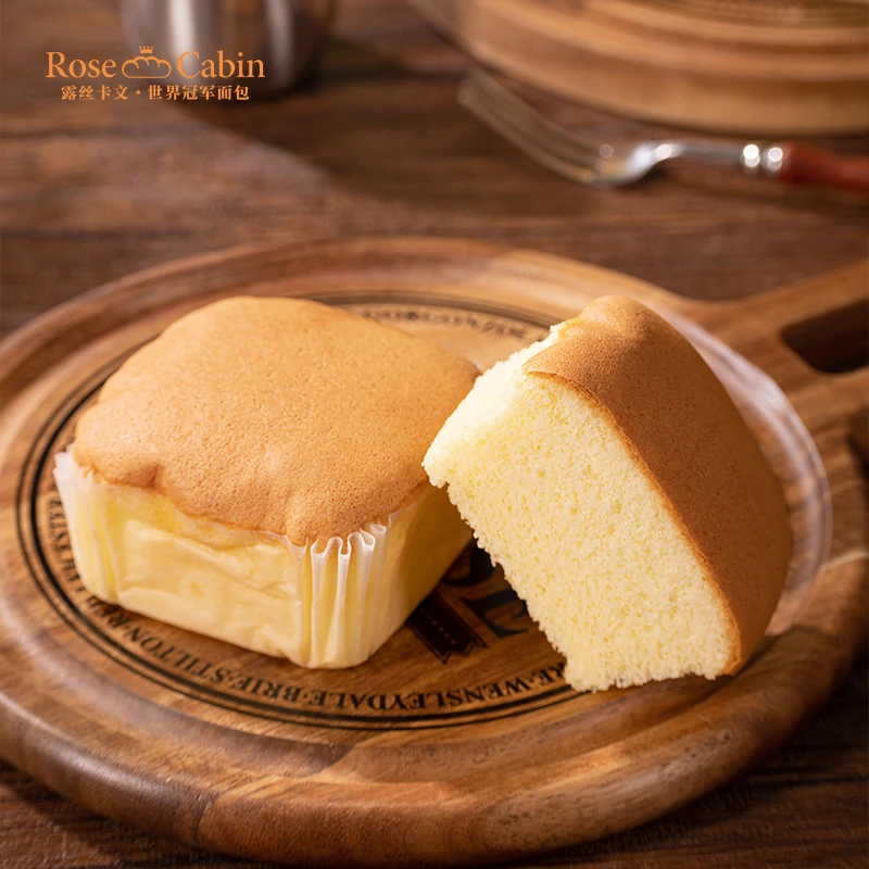 【爆款必入】露丝卡文水牛奶戚风蛋糕435g/箱  云朵般绵密早餐蛋糕整箱