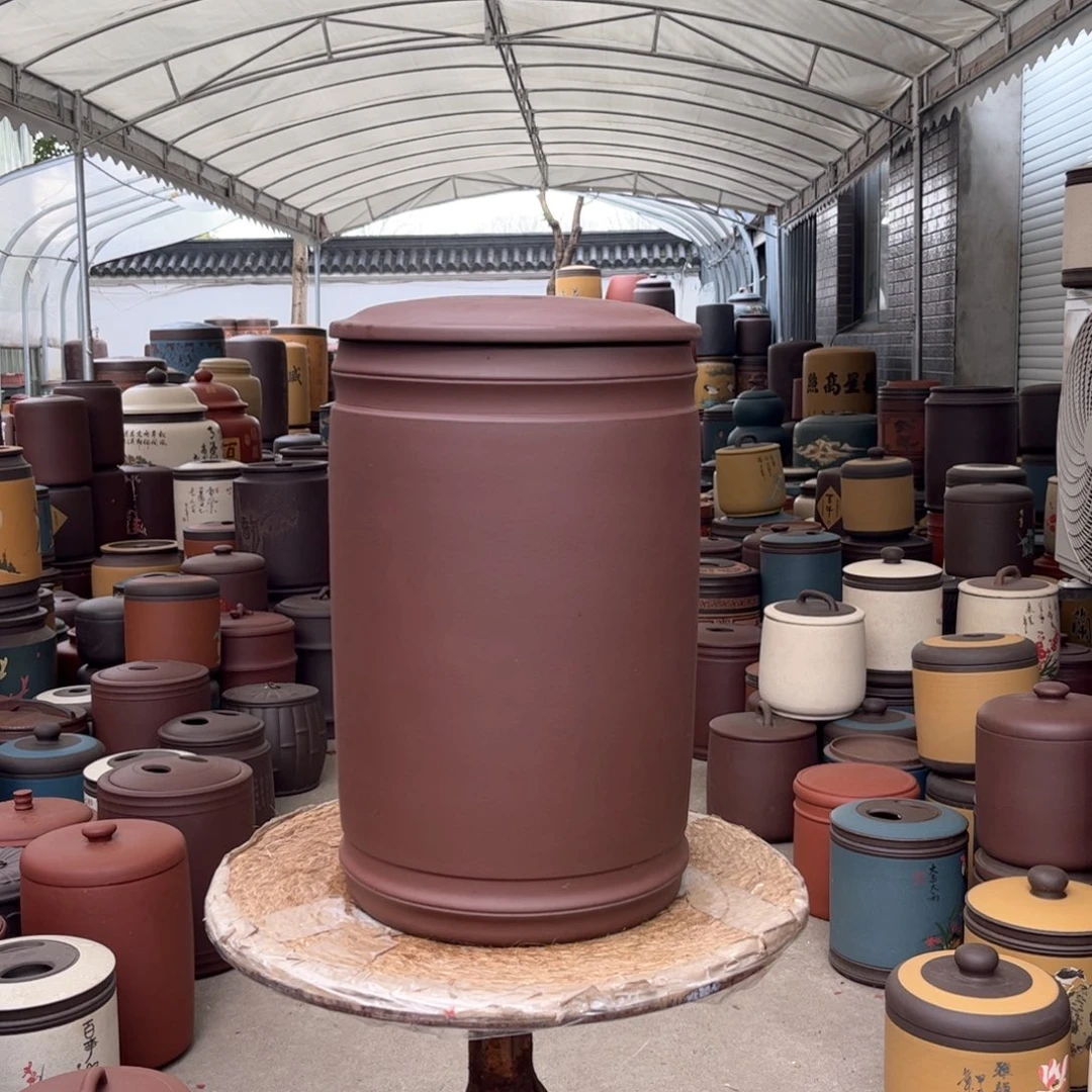 紫砂茶叶罐18 饼茶叶罐