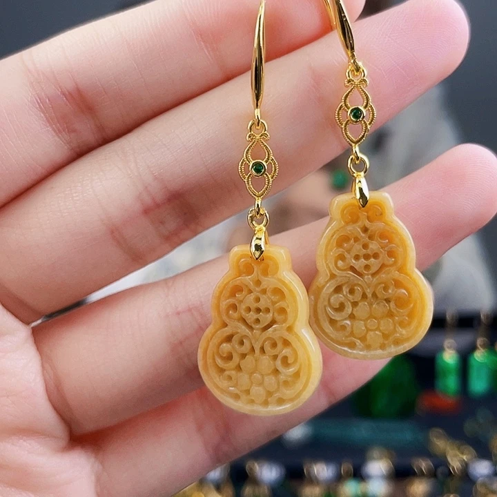 翡翠耳饰未镶嵌饰品