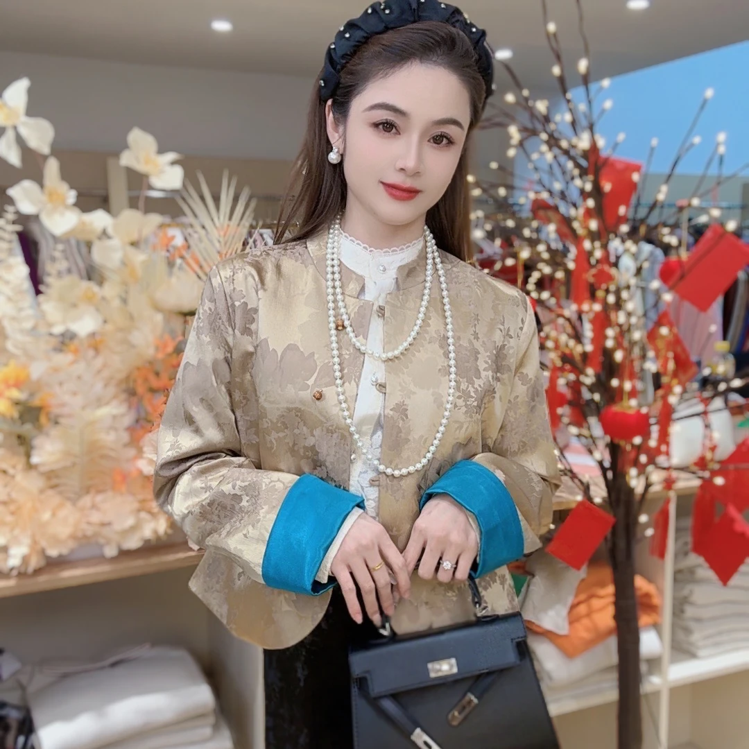 七七专属-春秋新中式女装中国风爆款小个子洋气外套mg85009