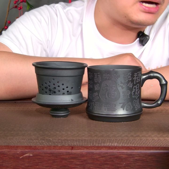 茶杯紫砂高货放漏