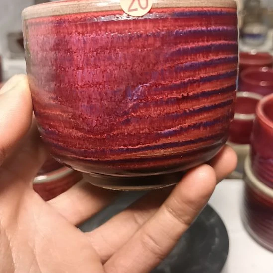 杯张*鹏钧瓷杯子，纯手工制作