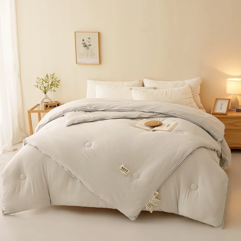 JN-新款大豆棉被春秋被二合一子母被芯