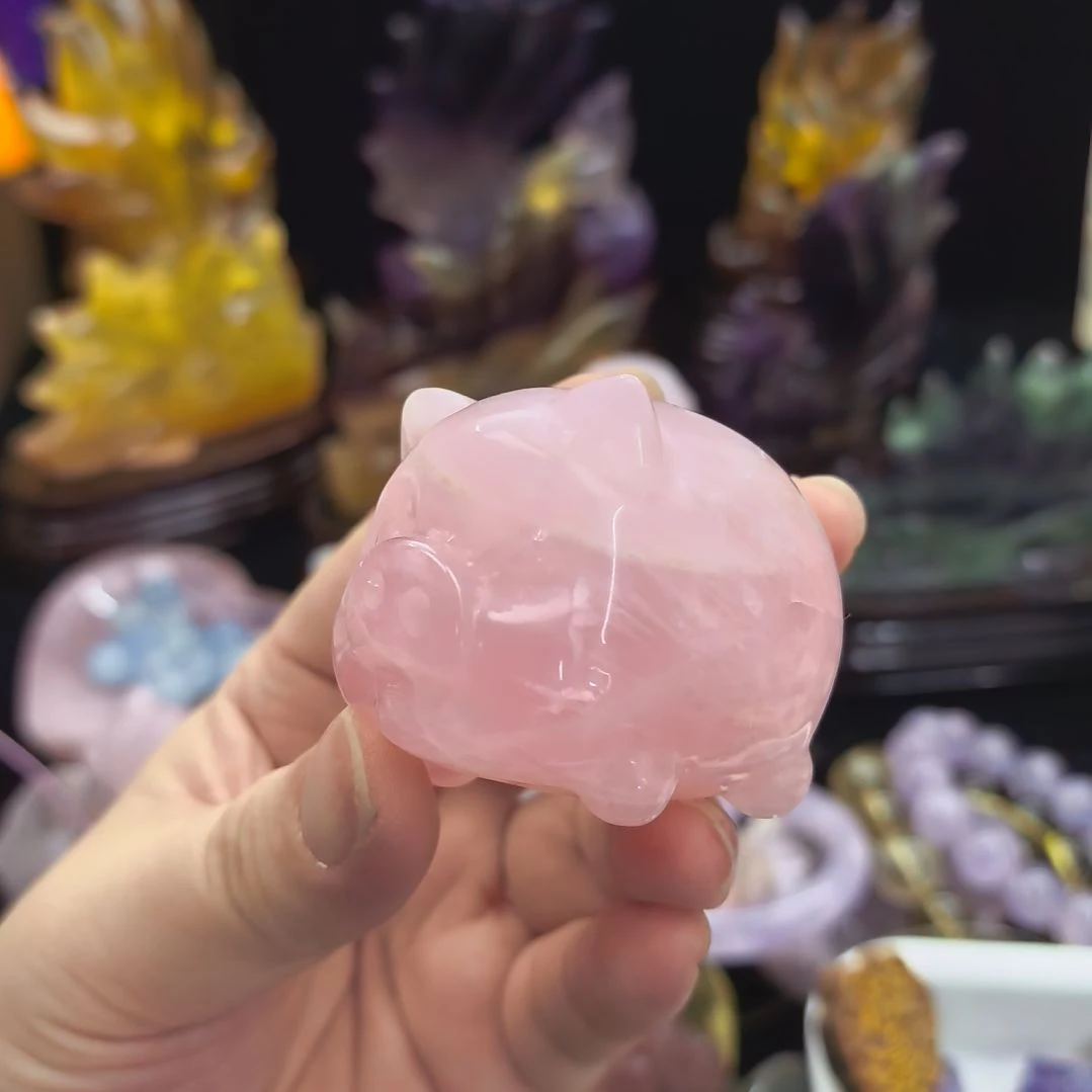 未镶嵌摆件水晶水晶摆件微瑕