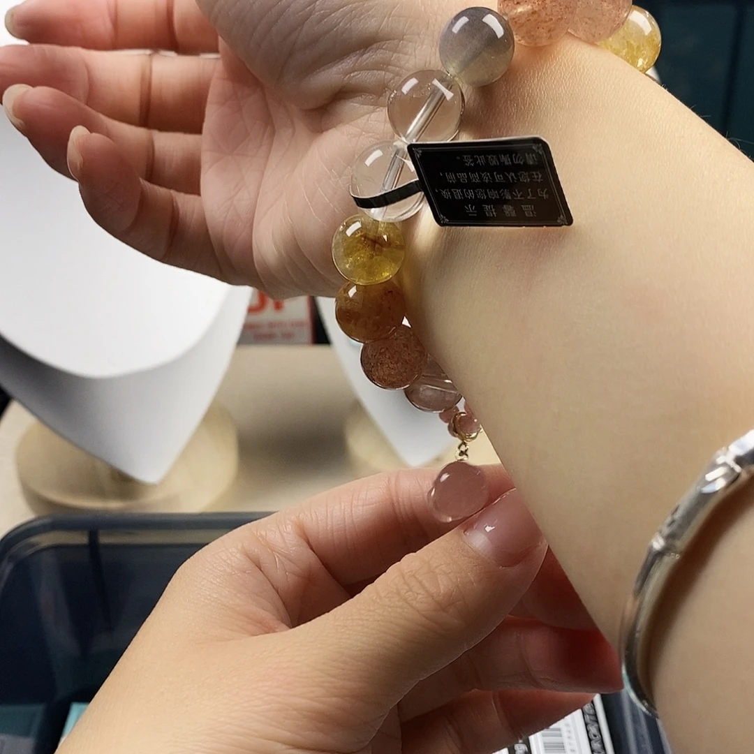 手链银S925镶嵌水晶