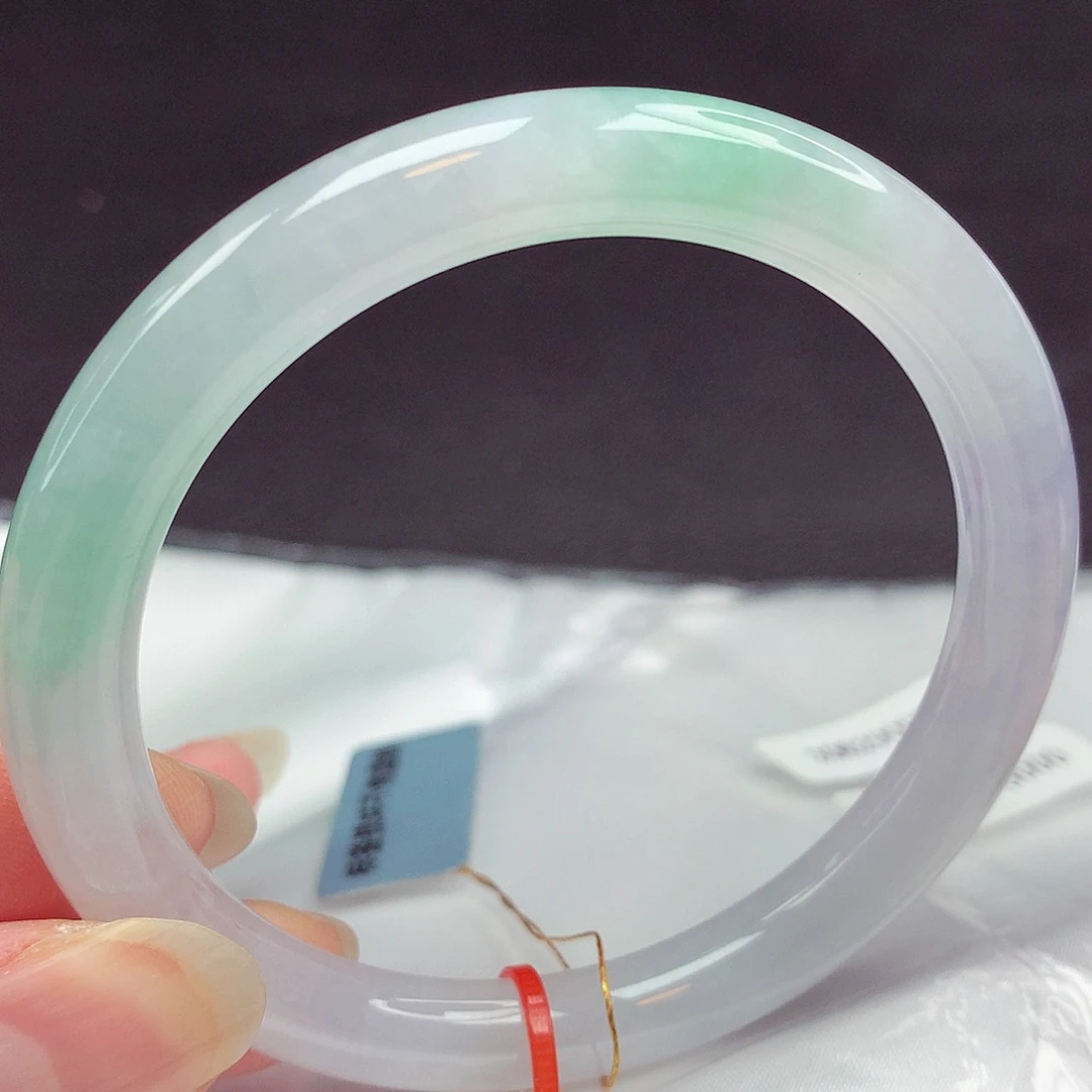 翡翠未镶嵌手镯5758圆060