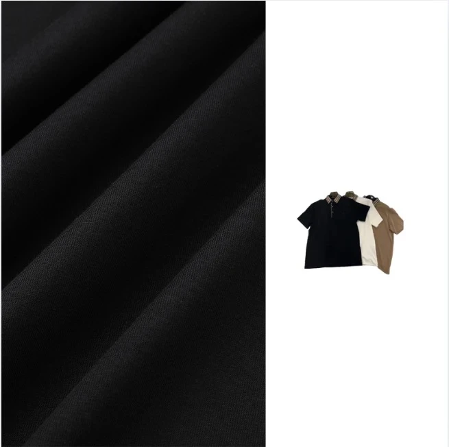 SS【32021】时尚休闲百搭简约短袖POLO衫男士轻奢高档潮流商务