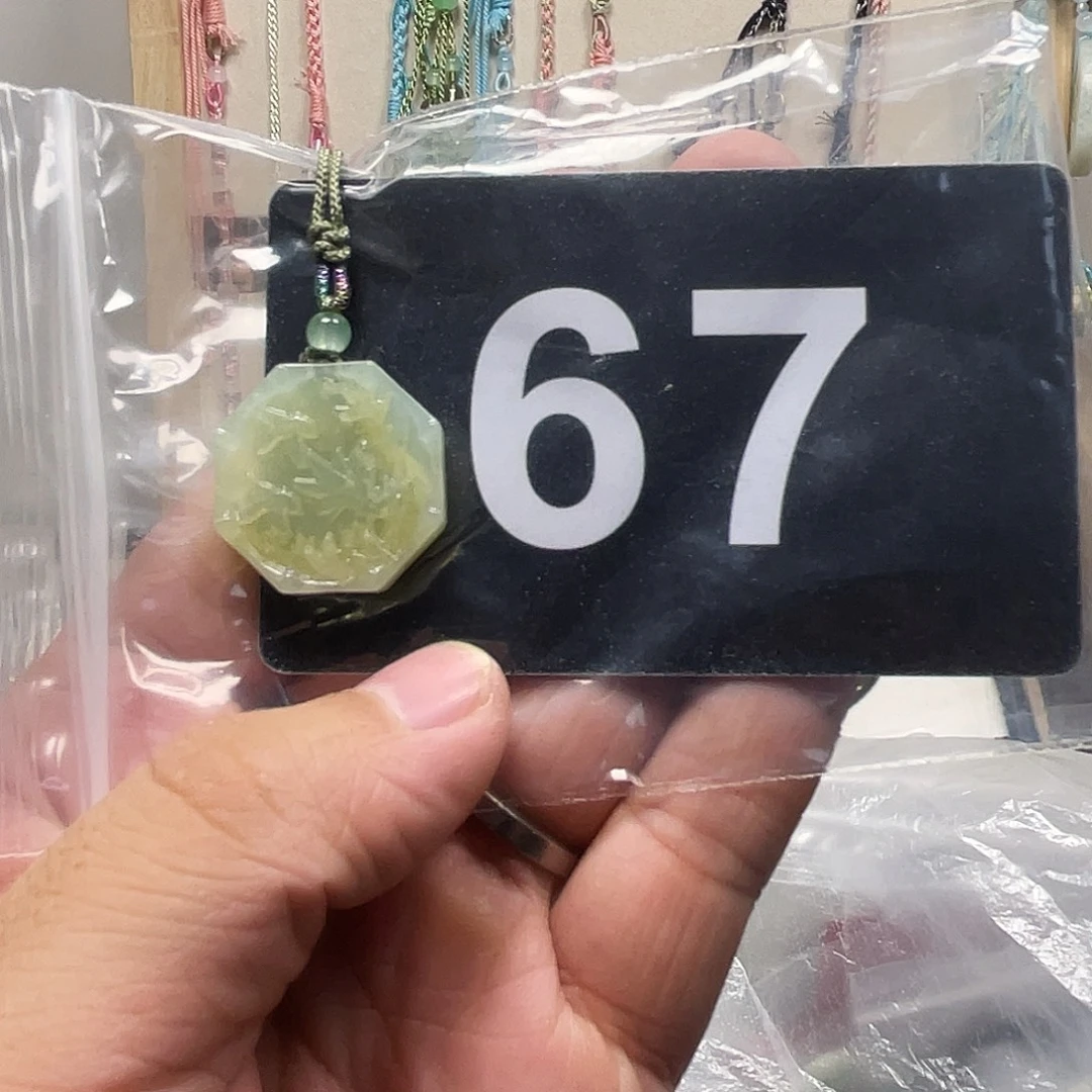 蛇纹石玉合金颈饰