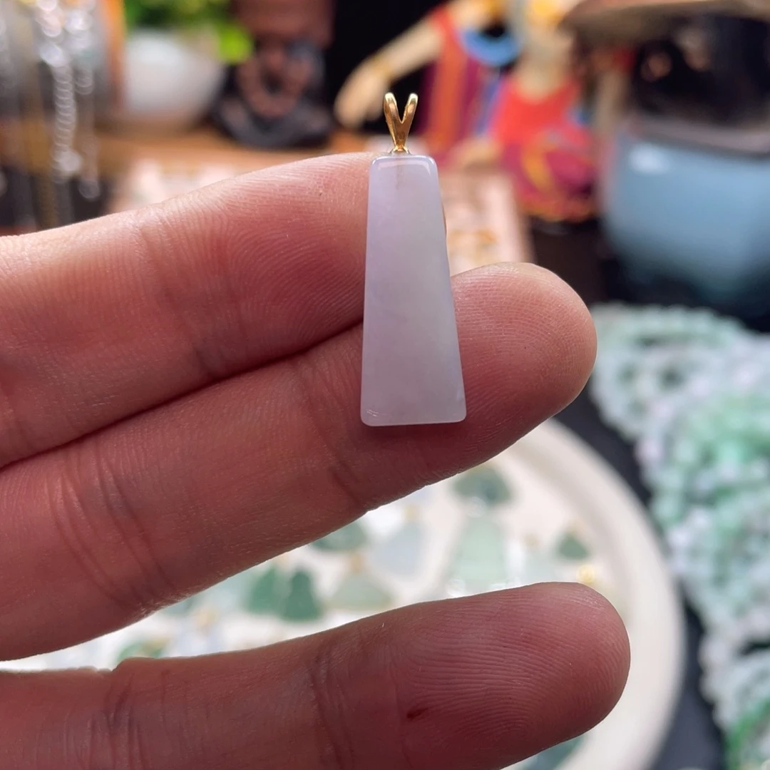 翡翠银S925镶嵌颈饰