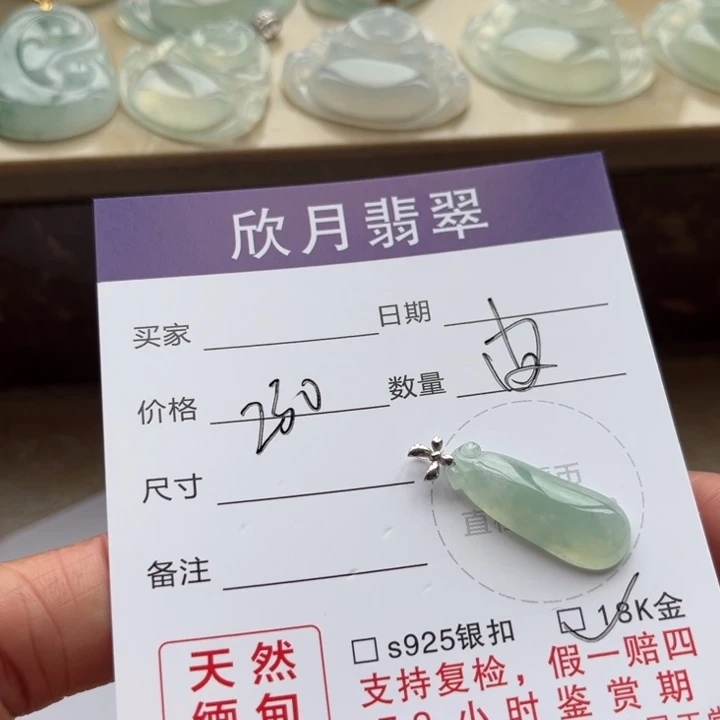 【闪购商品】翡翠颈饰未镶嵌天然