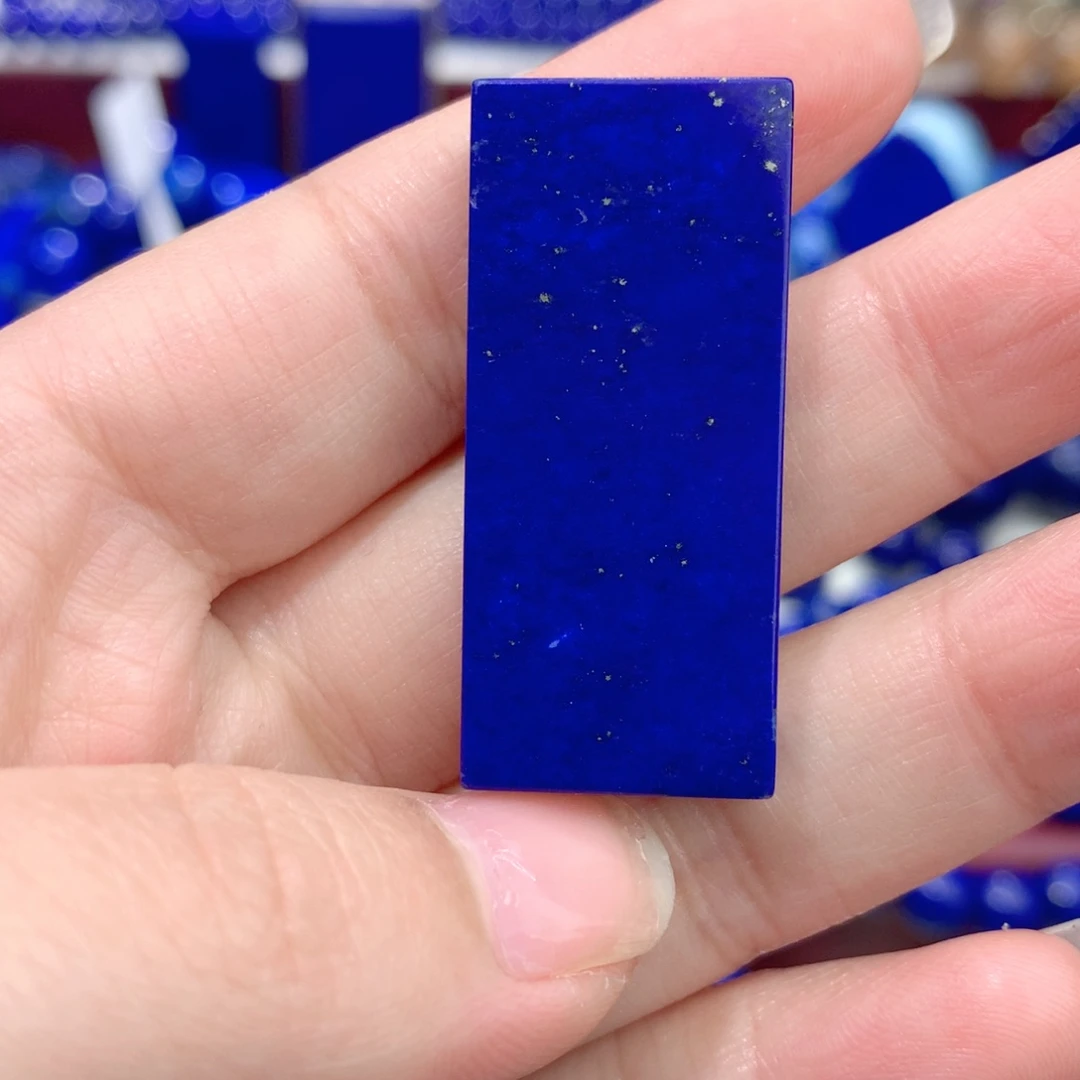 青金石未镶嵌无事牌挂件