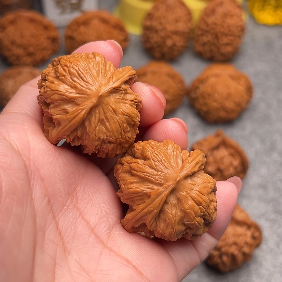 把件文玩核桃精品狼牙山野狼狮子头37+全品