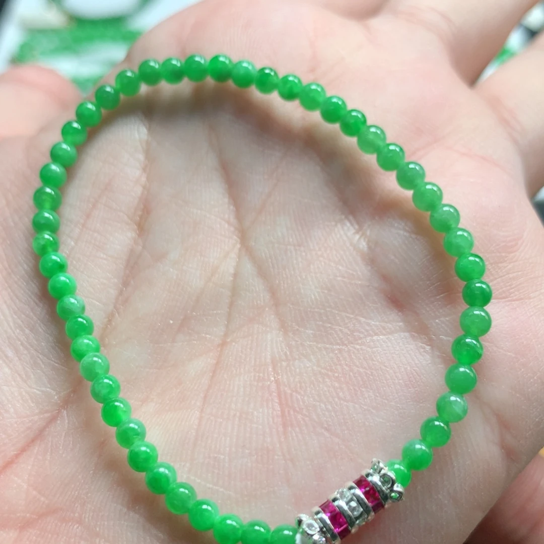 翡翠未镶嵌手链翡翠
