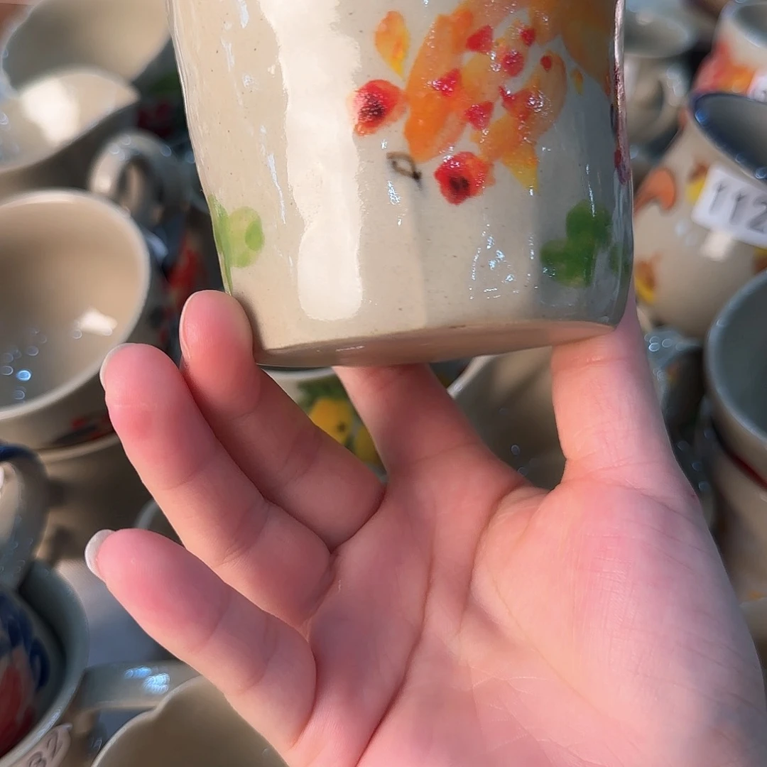 杯子景德镇陶瓷高温杯子1028