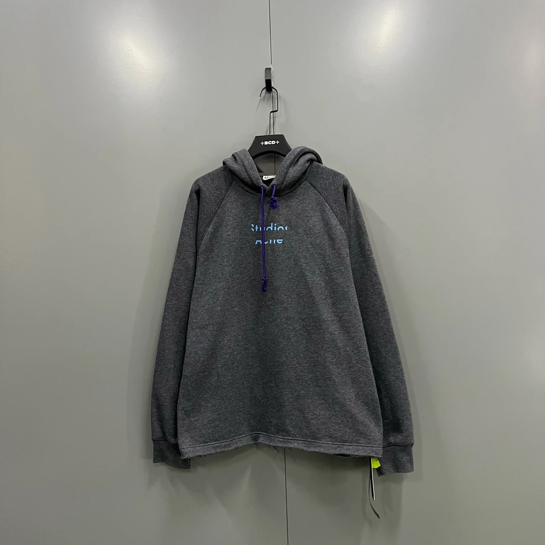 95新 Acne studio bc831 背后图案印花帽衫 L码 604453
