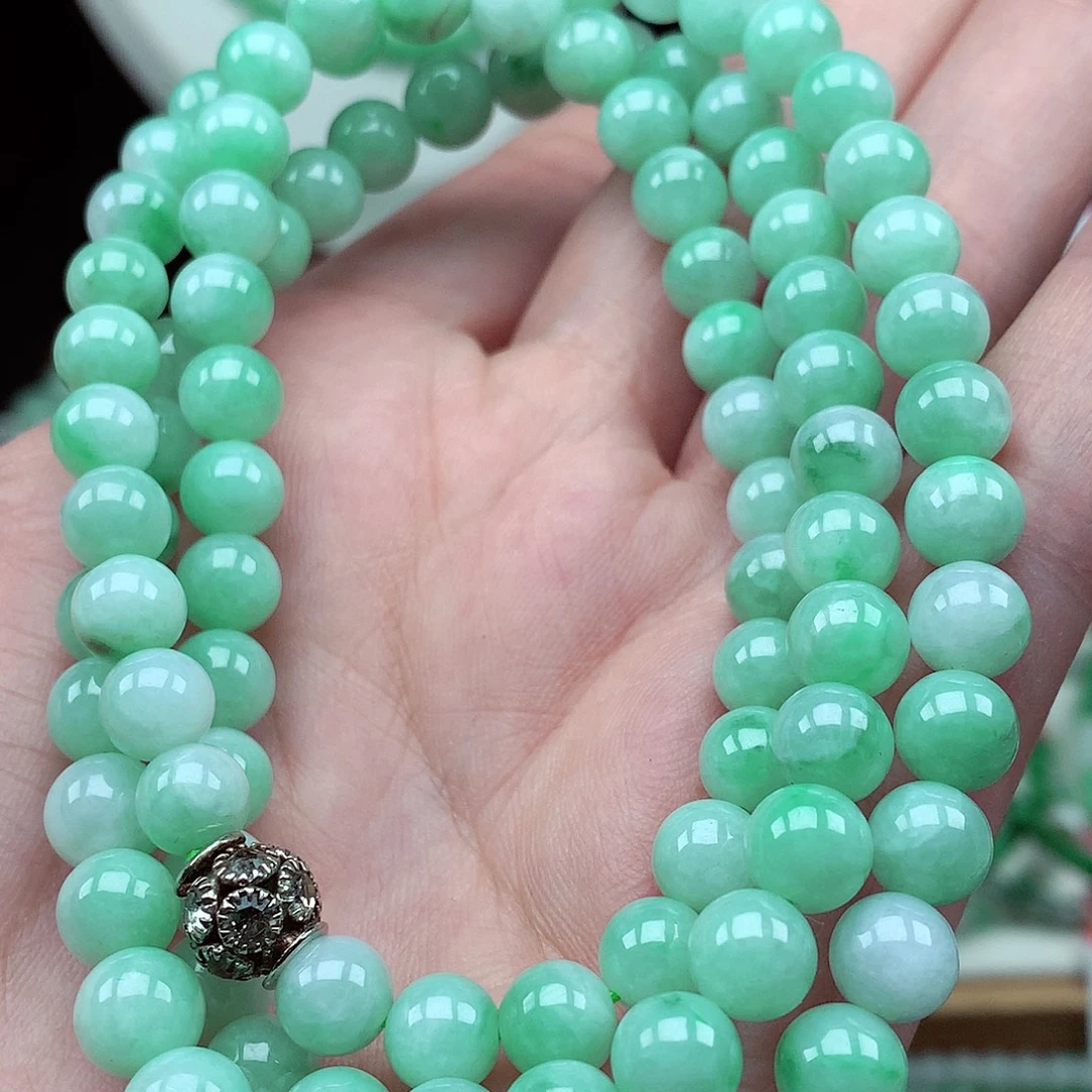 翡翠未镶嵌项链翡翠