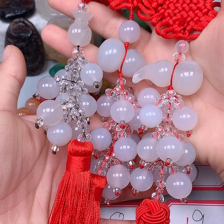 玛瑙/玉髓颈饰未镶嵌N****