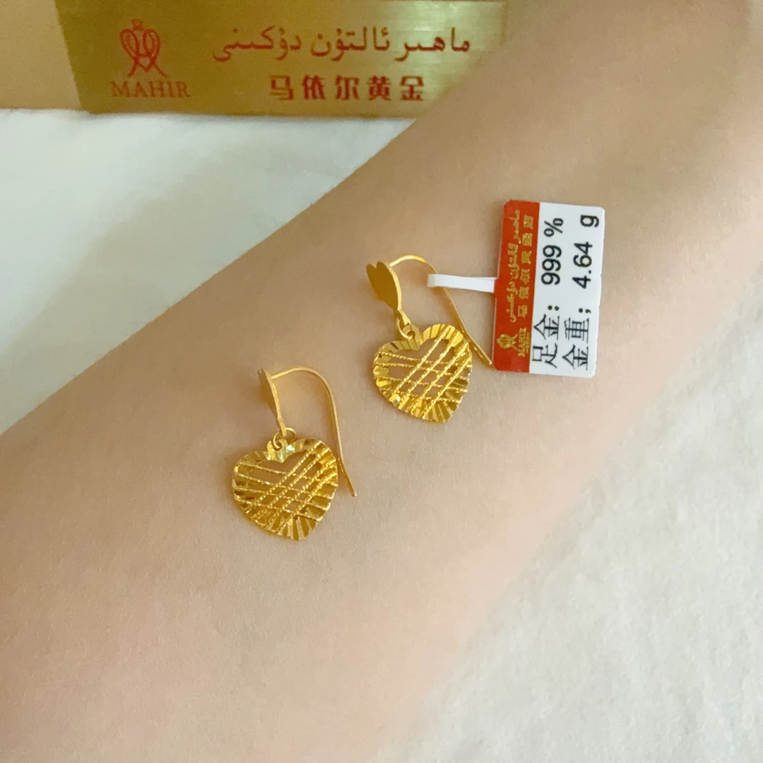 足金耳环4.64克（1060/克）