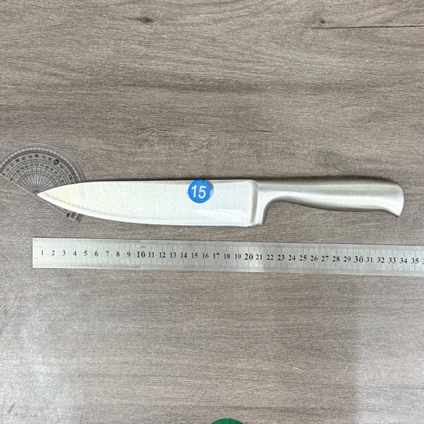厨师小菜刀厨房刀具不锈钢钢柄切片刀家用切菜切肉刀具厨师刀