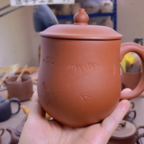 茶壶紫砂盖杯400cc