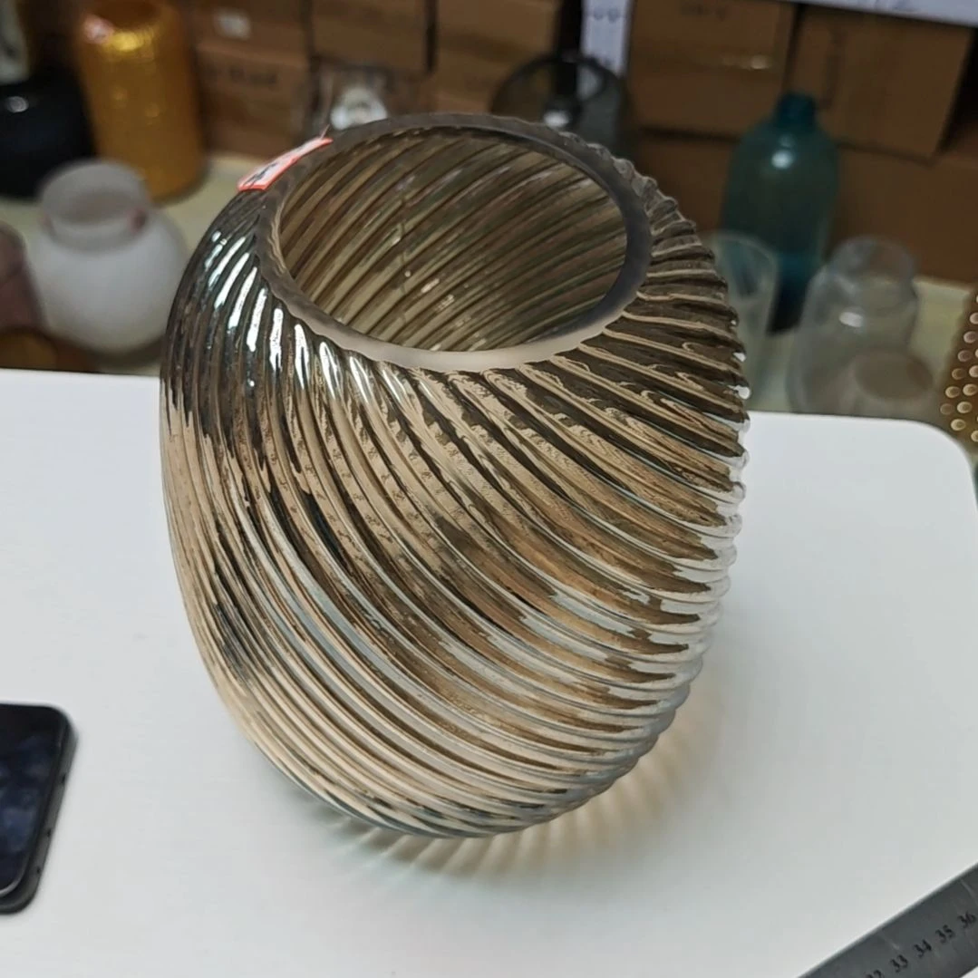 09652高22口8玻璃花瓶