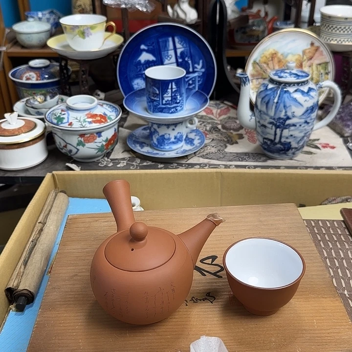 瓷片带款球口一壶五杯啊啊啊啊啊