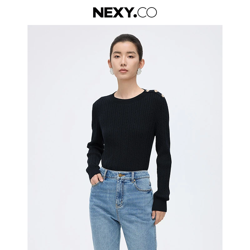 【晨粉专享价】NEXY.CO/奈蔻针织毛衫XZ03118Q7