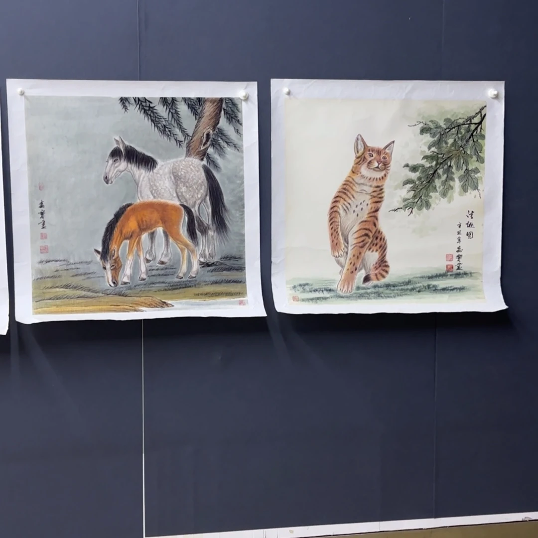 陶***客国画徐森宝老师两张打包刘