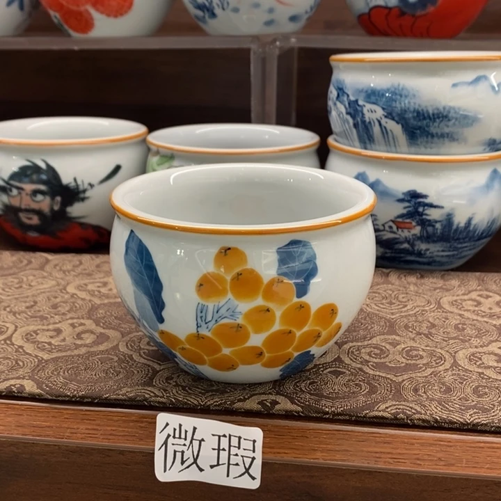 釉下老陶泥手工绘制