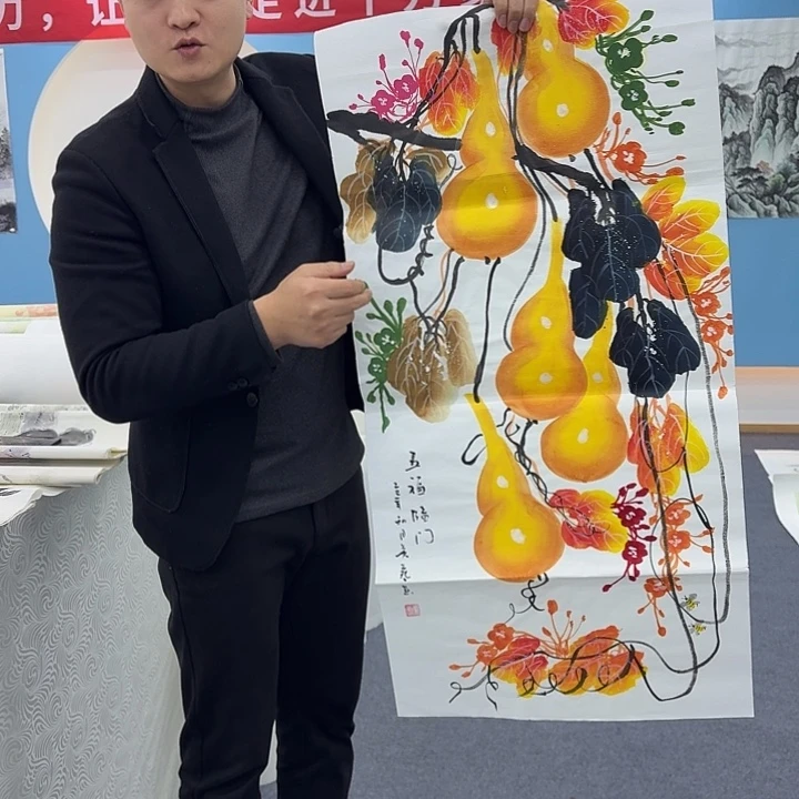 国画手绘国画作品