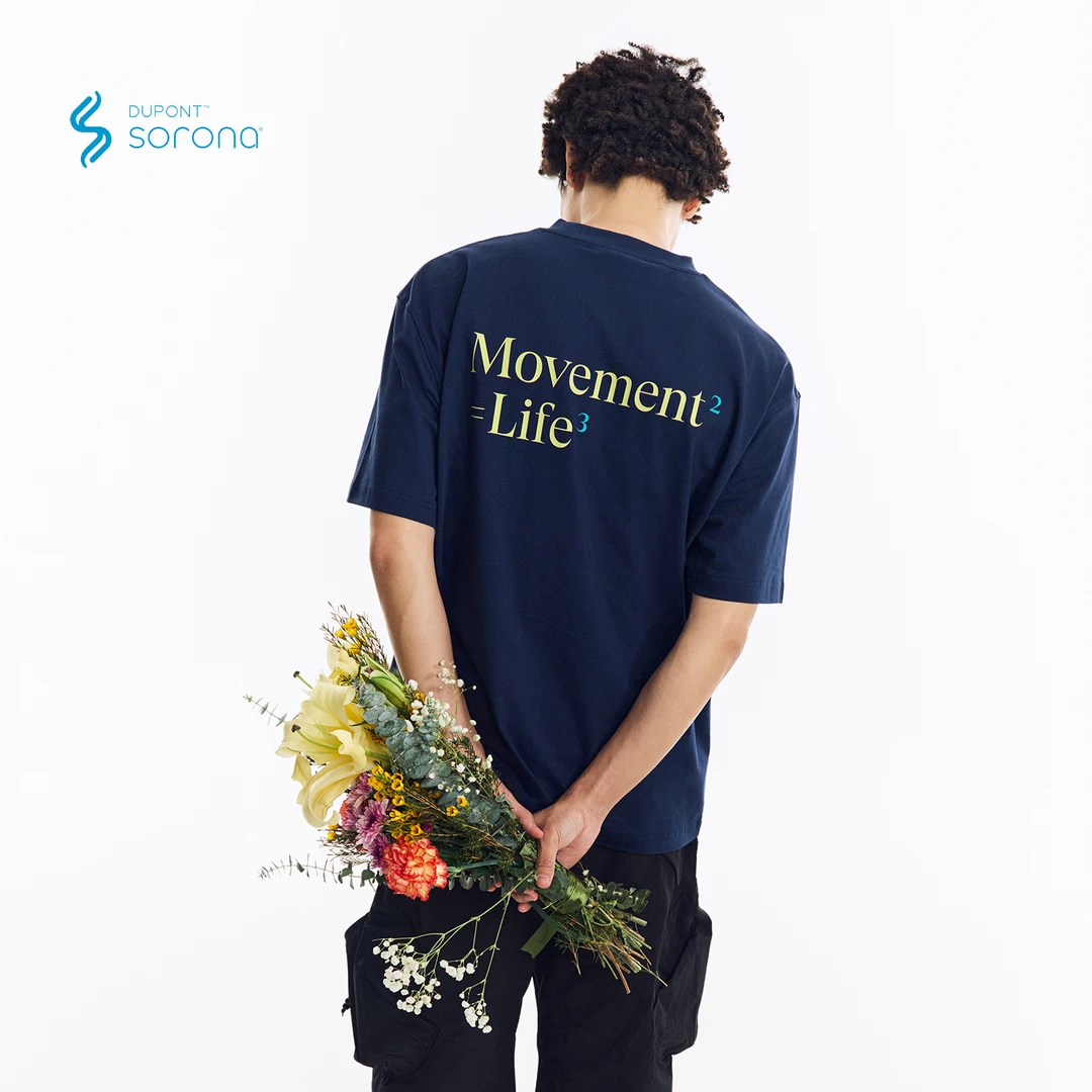 若屿NORYBRAND 运动即生活便于印花短袖 基础简约百搭凉感速干T恤