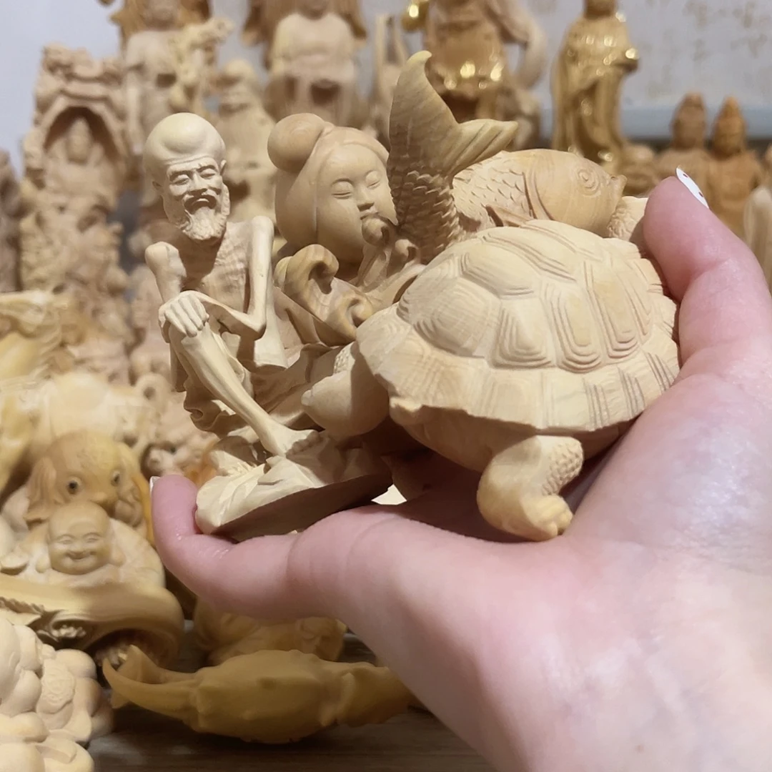 黄杨木小叶黄杨木摆件黑