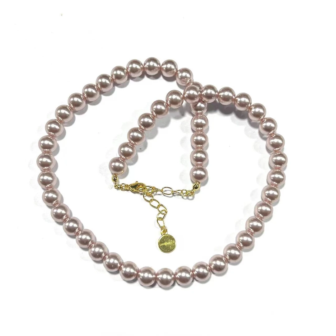 AE1254-精美珍珠项链-8mm