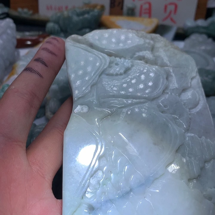 翡翠未镶嵌颈饰保真天然a货翡翠