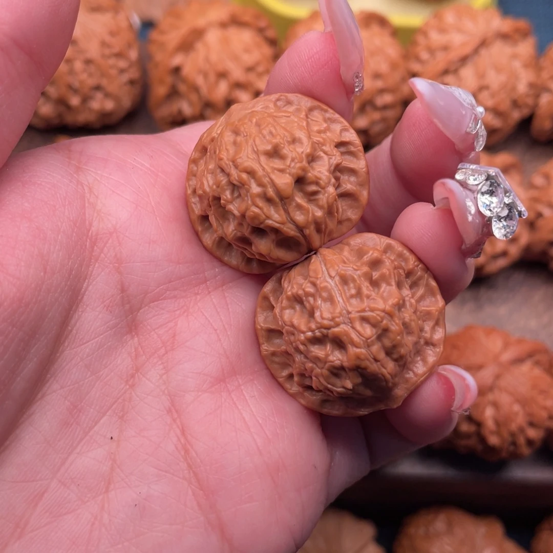 把件文玩核桃全品精配手捻小金豆29